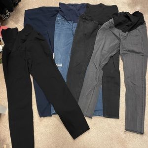 Maternity pants bundle of five